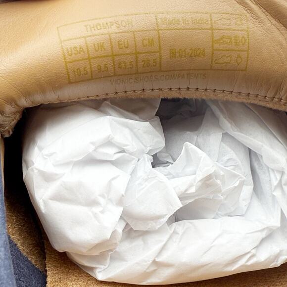 Vionic Mens Thompson Loafers US 10.5 M EU 43.5 Navy Blue Suede NIB - Picture 12 of 13